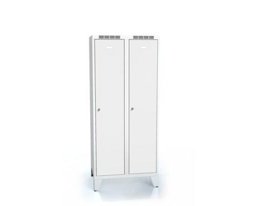 Cloakroom locker reduced height ALSIN with feet 1620 x 700 x 500